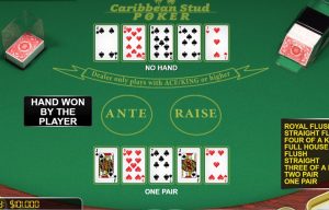 A Glance at Online Casino Option – Caribbean Stud Poker