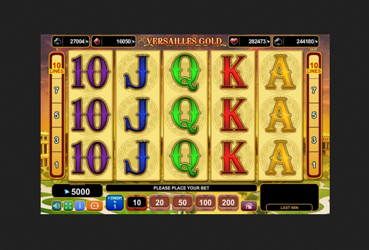 Playing Versailles Gold Online Slot